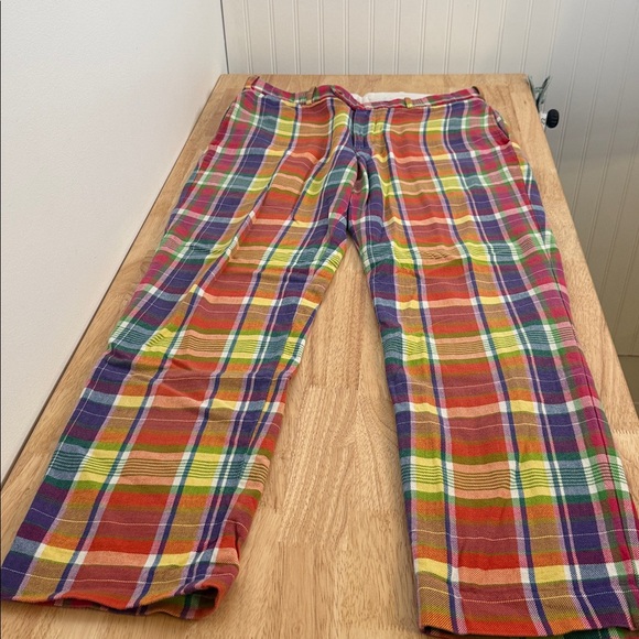 Ralph Lauren Men's Colorful Plaid Chinos